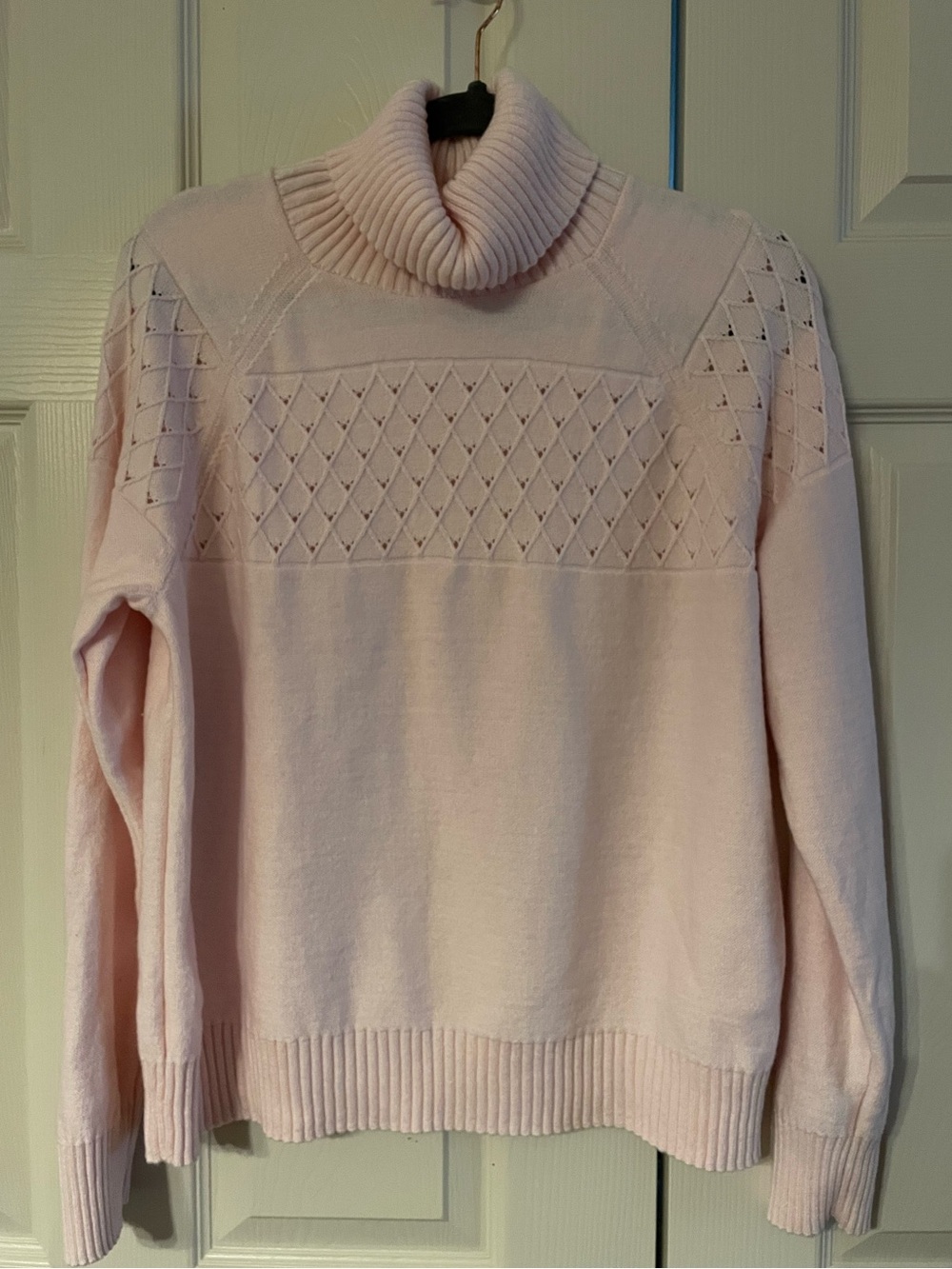 Banana Republic, Pink, Sweater, Cowl Neck, Soft, Stretchy, Excellent, New, XL